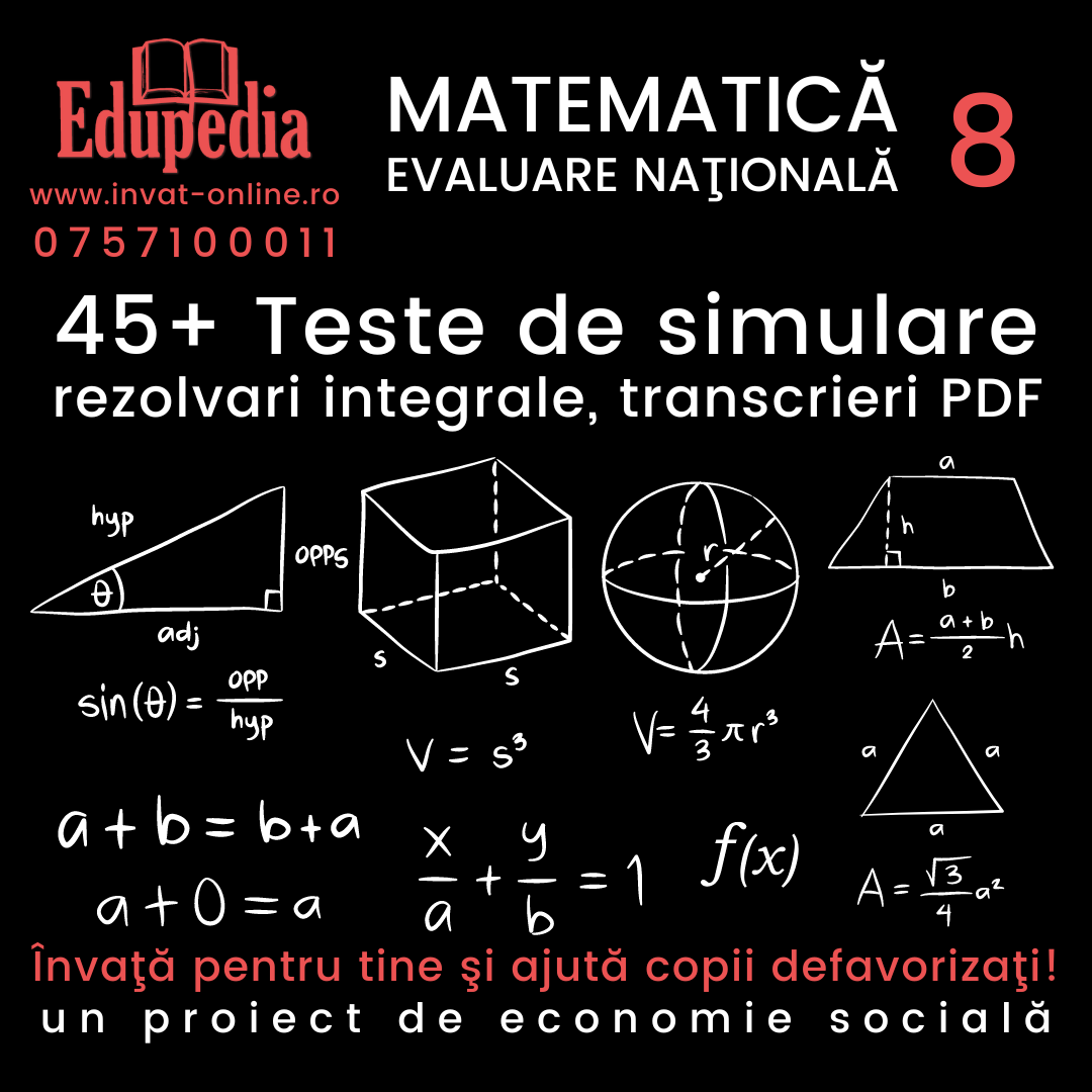 Meditatii Matematica PDF Meditatii Matematica PDF